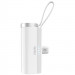 Портативное ЗУ Power Bank WIWU W026 2 in 1 Type-C с БЗУ For Apple Watch 15W 5000 mAh (White) в магазине vchehle.ua