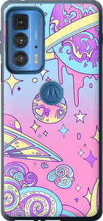 

Чехол Розовая галактика для Motorola Edge 20 Pro 1696388