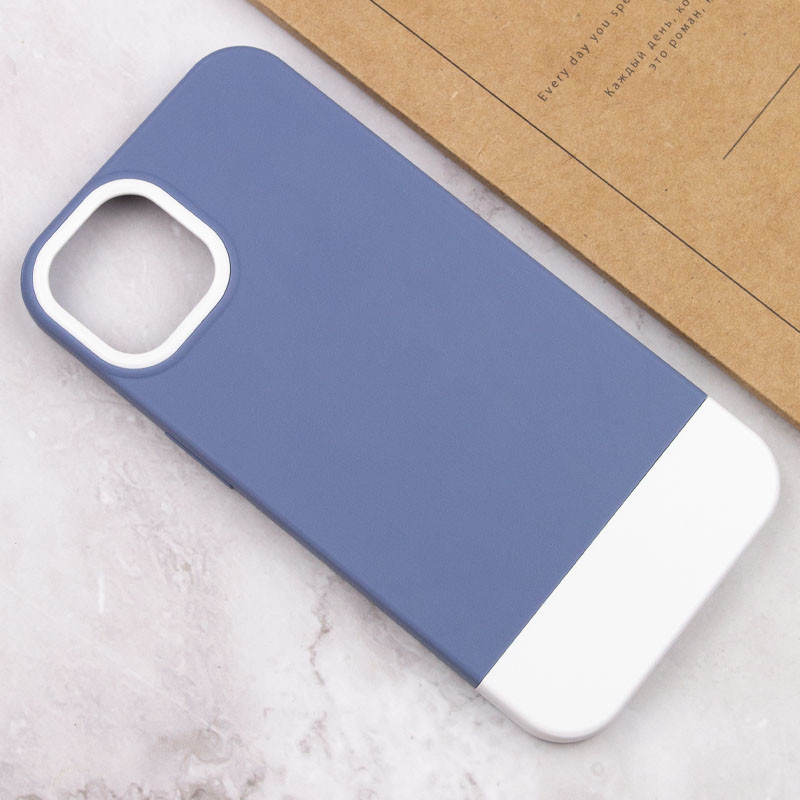 Чехол TPU+PC Bichromatic для Apple iPhone 12 Pro / 12 (6.1") (Blue / White) в магазине vchehle.ua