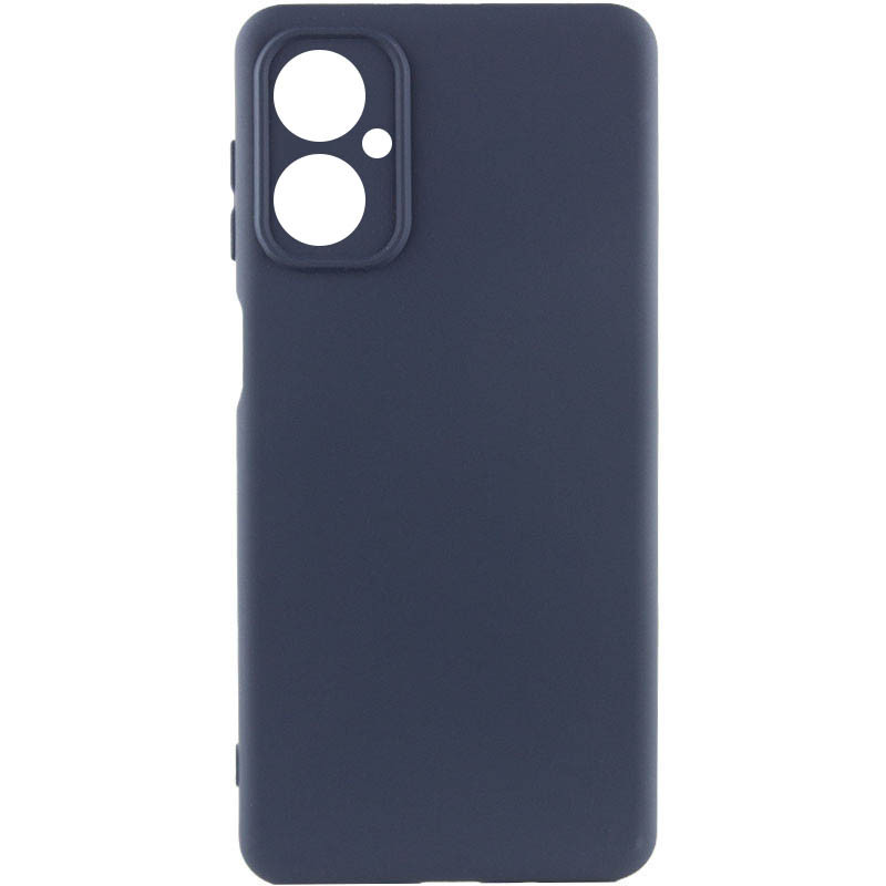 Чохол Silicone Cover Lakshmi Full Camera (AA) на Motorola Moto G14 (Синій / Midnight Blue)