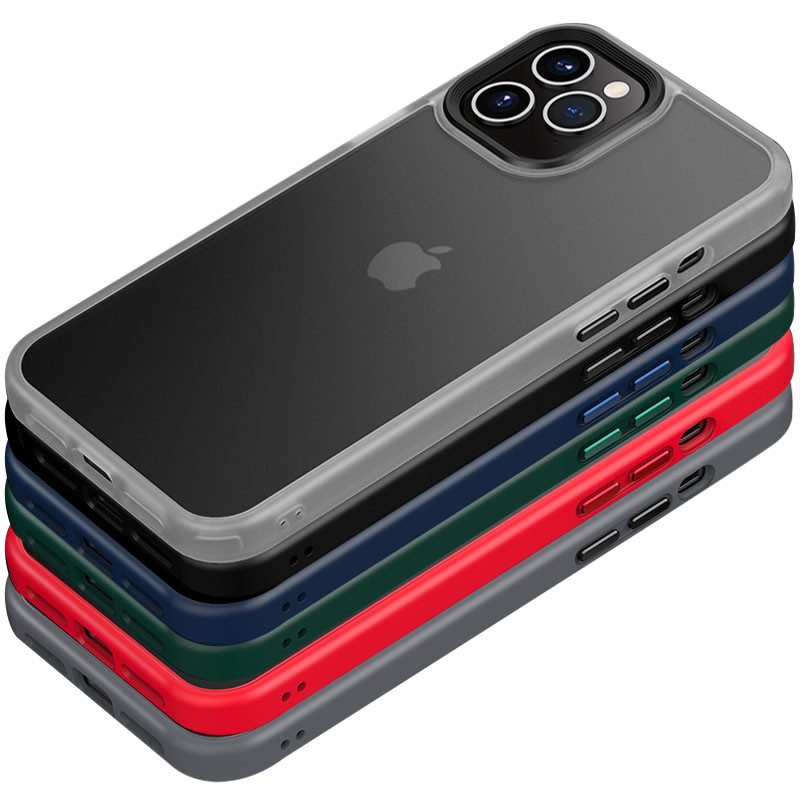 TPU+PC чехол LikGus Maxshield New для Apple iPhone 12 Pro Max (6.7")