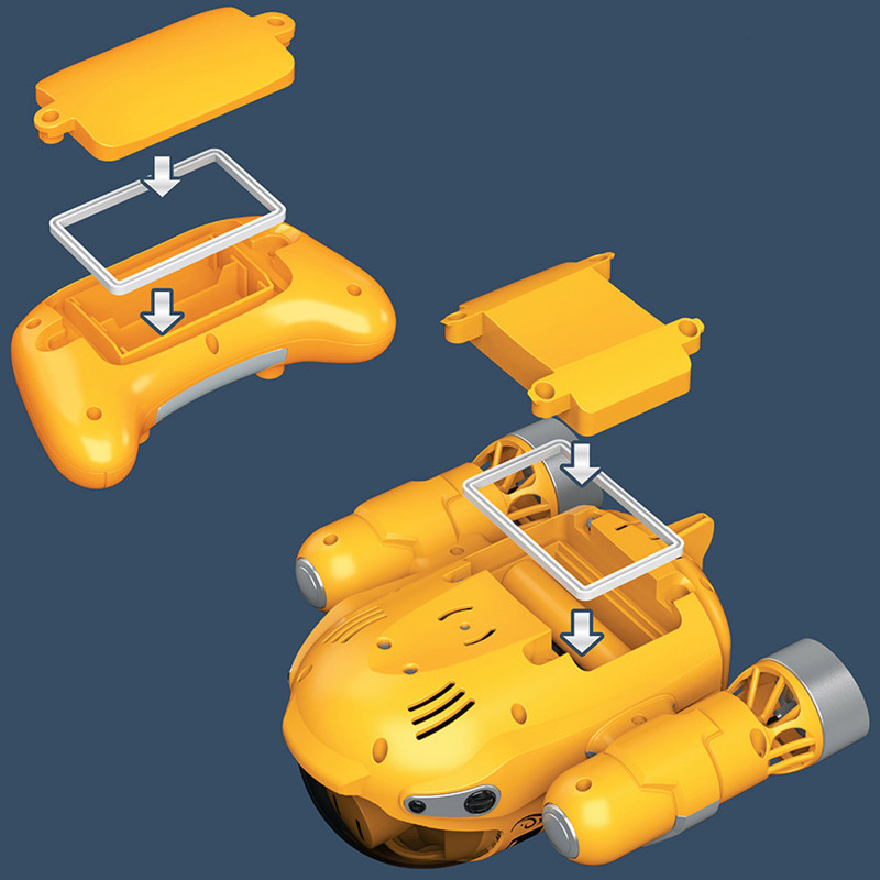 Купити Човен на радіокеруванні SHT 3722-1A Spray Fog 2.4G (Yellow) на vchehle.ua