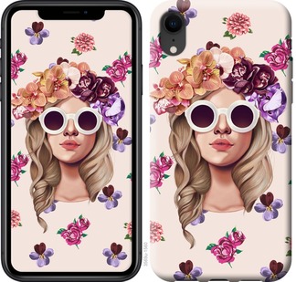 

Чехол Девушка с цветами v2 для iPhone XR 670874