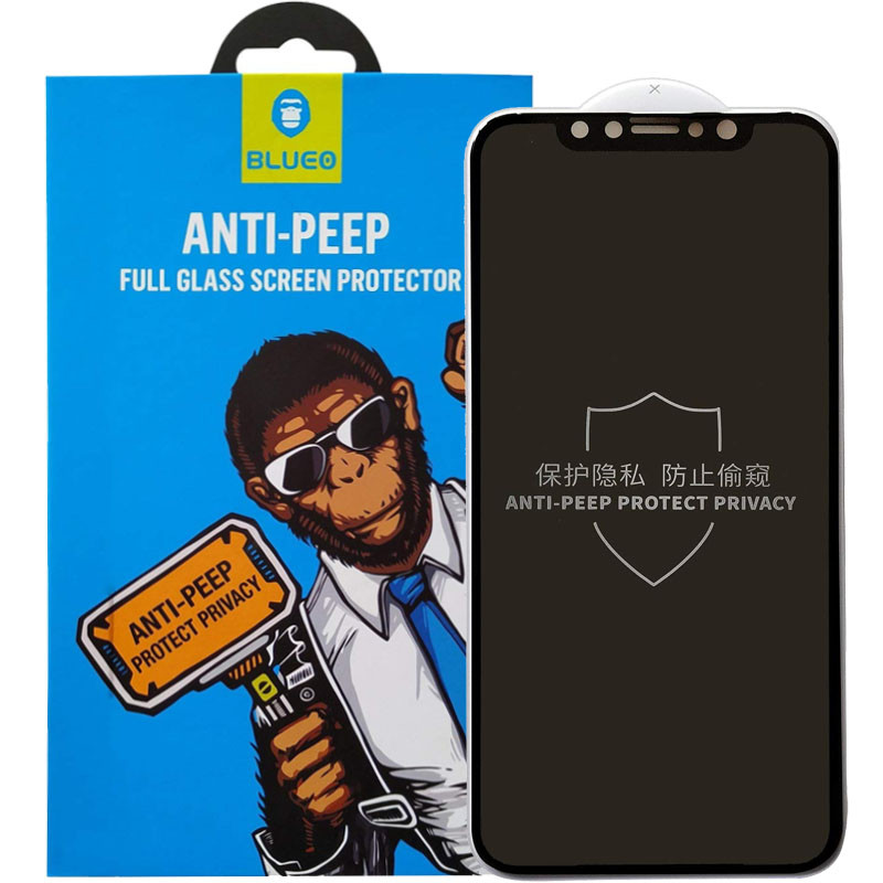 Защитное 3D стекло Blueo Anti-peep Series для Apple iPhone 11 / XR (6.1")