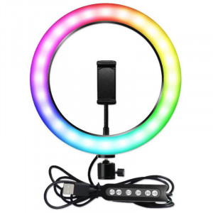 Кольцевая LED-лампа MJ-33 32 см RGB