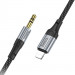 Фото Аудио кабель Aux Hoco UPA26 Fresh Lightning to 3.5mm (1m) (Black) на vchehle.ua