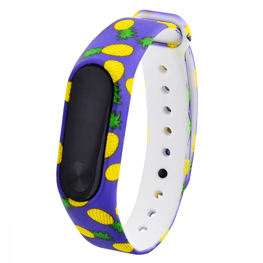 Ремешок Silicone with Print for Mi Band 2 (pineapple)