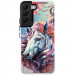 TPU+PC чехол TakiTaki Magic glow для Samsung Galaxy S22 (Unicorn / Pink / Purple)