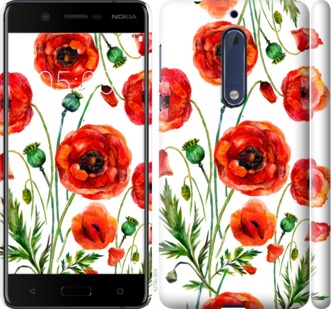 

Чохол Намальовані маки на Nokia 5 744288