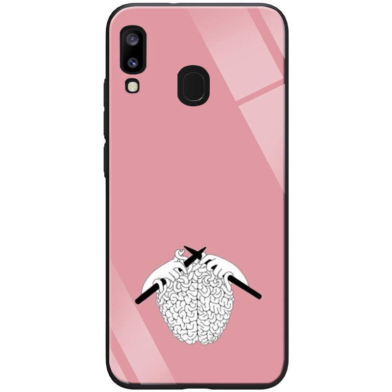 

TPU+Glass чохол ForFun для Samsung Galaxy A20 A205F (Мозги) 748259