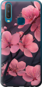 Чохол Пурпурна сакура для Vivo Y15