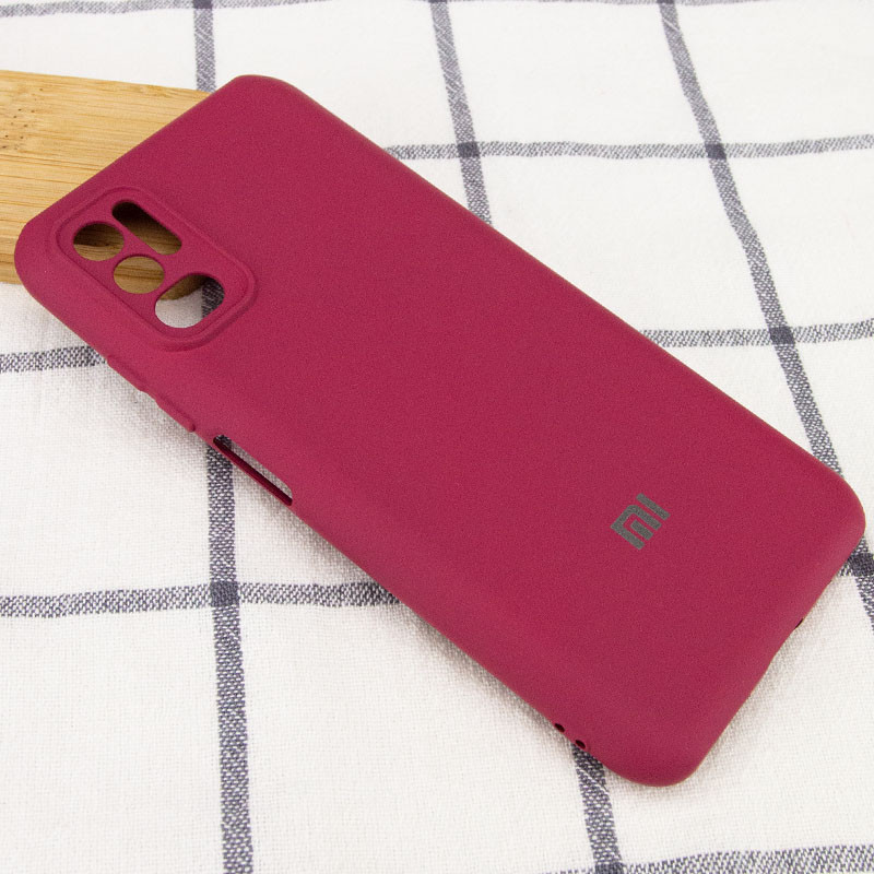 Фото Чохол Silicone Cover My Color Full Camera (A) на Xiaomi Redmi Note 10 5G / Poco M3 Pro (Бордовий / Marsala) на vchehle.ua