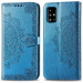 Шкіряний чохол (книжка) Art Case з візитницею на Samsung Galaxy A71 (Синій)
