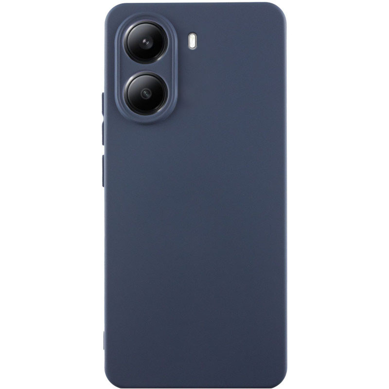 Чехол Silicone Cover Lakshmi Full Camera (AAA) для Xiaomi Poco X7 Pro (Темно-синий / Midnight blue)