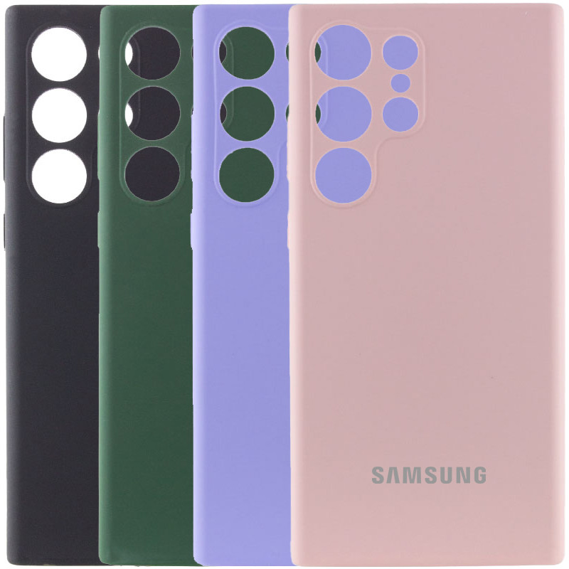 Чохол Silicone Cover Lakshmi Full Camera (AAA) with Logo на Samsung Galaxy S24 Ultra