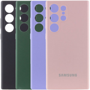 Чехол Silicone Cover Lakshmi Full Camera (AAA) with Logo для Samsung Galaxy S24 Ultra