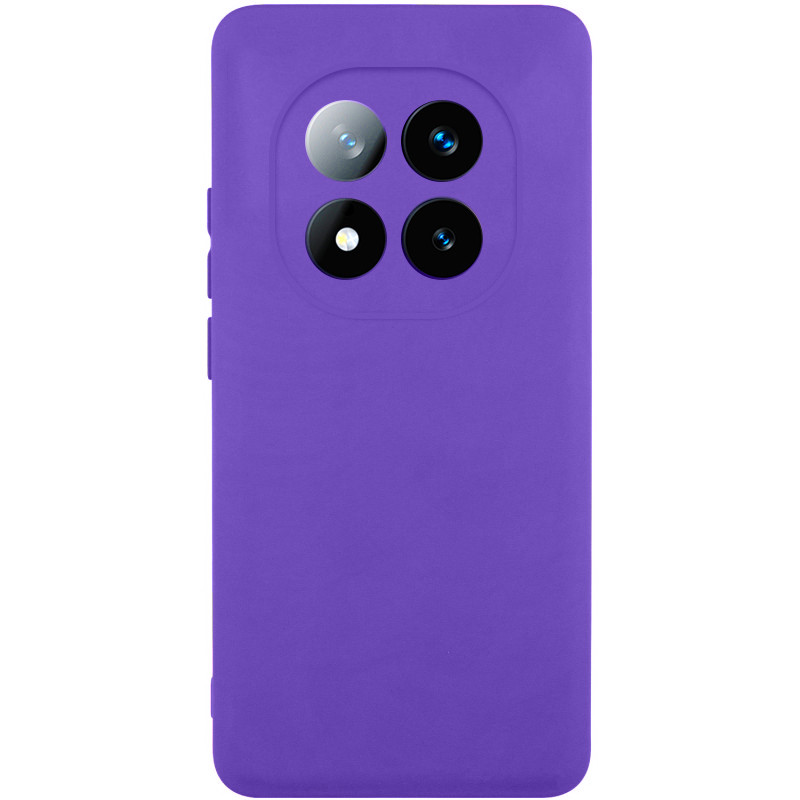 Чехол Silicone Cover Lakshmi Full Camera (AAA) для Xiaomi Redmi Note 14 Pro 4G (Фиолетовый / Amethyst)