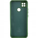 Фото Чохол Silicone Cover Lakshmi Full Camera (AA) на Oppo A15s / A15 (Зелений / Dark green) на vchehle.ua