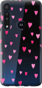 Чехол Сердечки 2 для Motorola One Macro