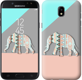 

Чехол Узорчатый слон для Samsung Galaxy J5 J530 (2017) 452794