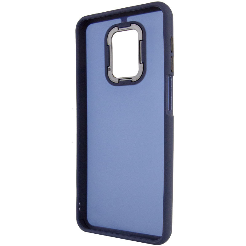 Фото Чехол TPU+PC Lyon Frosted для Xiaomi Redmi Note 9s / Note 9 Pro / Note 9 Pro Max (Navy Blue) в магазине vchehle.ua