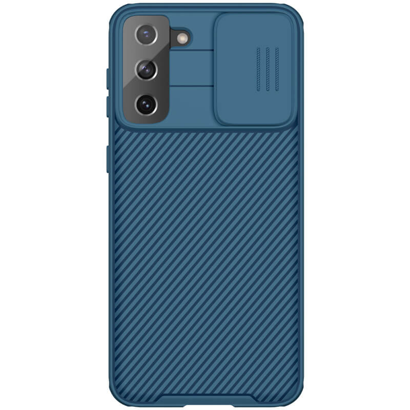 

Карбонова накладка Nillkin Camshield (шторка на камеру) на Samsung Galaxy S21+ (Синій / Blue) 1097621