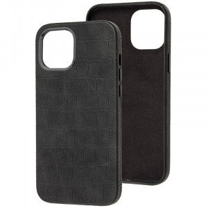 Шкіряний чохол Croco Leather на Apple iPhone 14 (6.1")