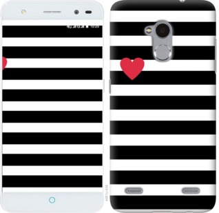 

Чехол Черно-белые полосы для ZTE V7 Lite 752259