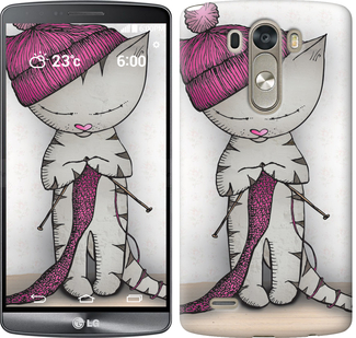 

Чехол Кошка рукодельница для LG D856 Dual G3 584245