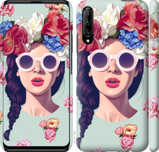 

Чехол Девушка с цветами для Huawei P Smart Pro 902466