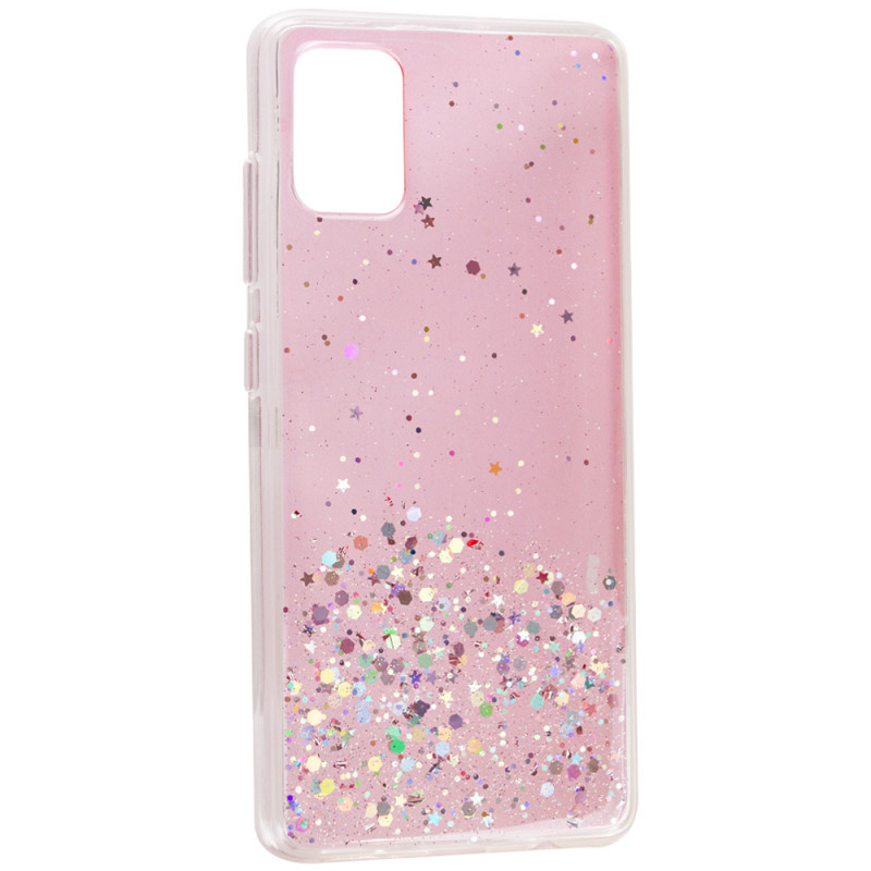 

TPU чохол Star Glitter на Samsung Galaxy A51 (Рожевий) 913926