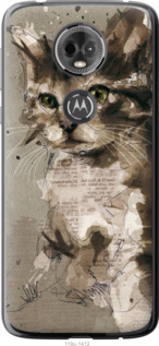 

Чехол Котёнок из пятен и линий для Motorola Moto E5 Plus 1391129