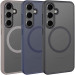 TPU+PC чохол Metal Buttons with Magnetic Safe Colorful на Samsung Galaxy S24+