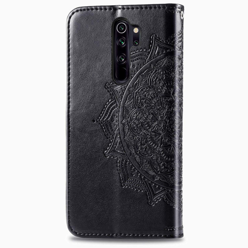 Купить Кожаный чехол-книжка Art Case с визитницей для Xiaomi Redmi Note 8 Pro (Черный) на vchehle.ua
