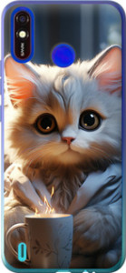 Чохол White cat на Tecno Spark 4 Lite