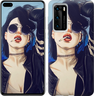 

Чехол Девушка на стиле для Huawei P40 933868