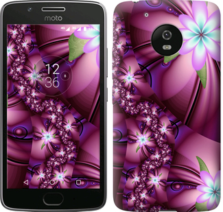

Чехол Цветочная мозаика для Motorola Moto G5 601320