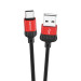 Фото Дата кабель Borofone BX28 Dignity USB to Type-C (1m) (Красный) на vchehle.ua