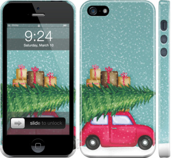 

Чохол Машина з подарунками для iPhone 5 867244