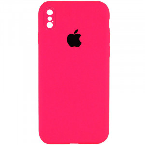 Чехол Silicone Case Square Full Camera Protective (AA) для iPhone X (5.8")