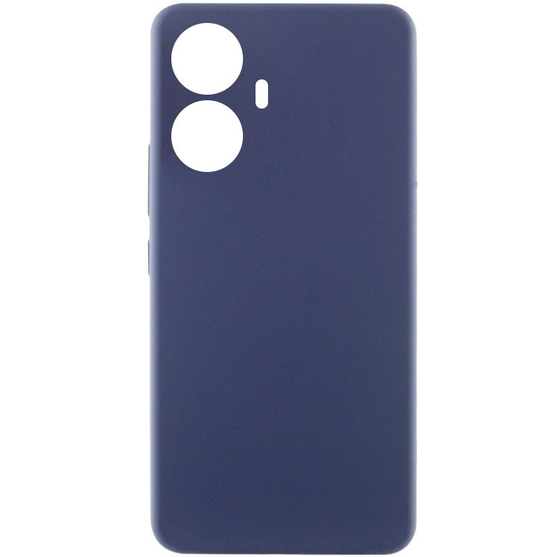 Чехол Silicone Cover Lakshmi Full Camera (AAA) для Realme C55 (Темно-синий / Midnight blue)