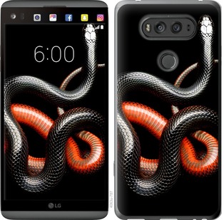 

Чохол Червоно-чорна змія для LG G6 677484