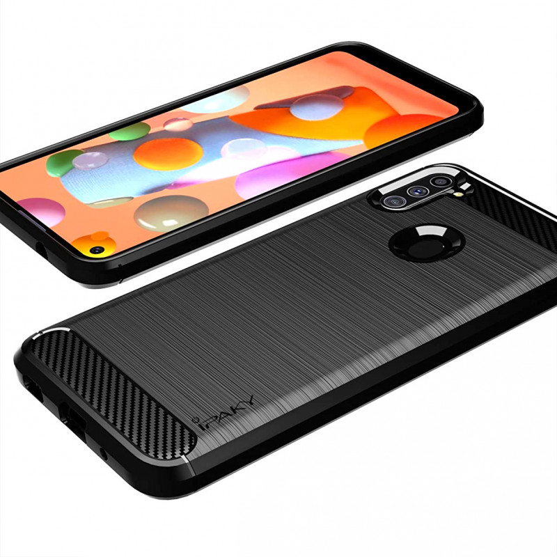 Фото TPU чохол iPaky Slim Series на Samsung Galaxy A11 (Чорний) в маназині vchehle.ua