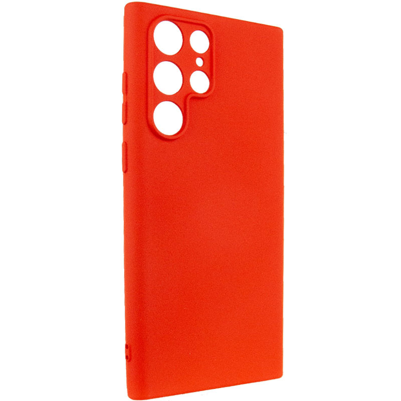 Чохол Silicone Cover Lakshmi Full Camera (A) на Samsung Galaxy S22 Ultra (Червоний / Red)