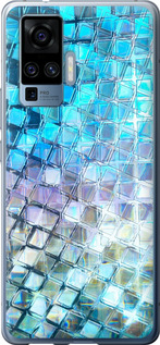 

Чехол Переливающаяся чешуя для Vivo X50 Pro 1604977