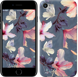 

Чехол Нарисованные цветы для iPhone 7 (4.7'') 596057