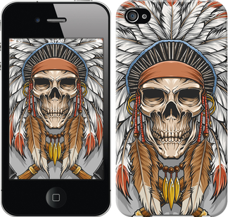 

Чехол Череп индейца для iPhone 4 640907