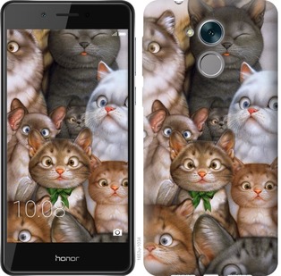 

Чехол коты для Huawei Honor 6C Pro 757736
