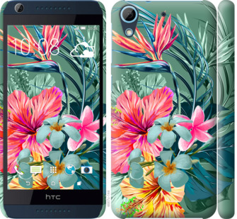 

Чохол Тропічні квіти v1 на HTC Desire 628 Dual Sim 844938