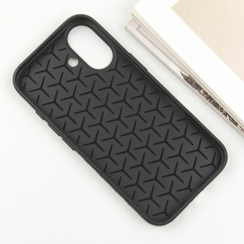 Фото Чехол TPU Weaving для Apple iPhone 16 (6.1") (Black) в магазине vchehle.ua